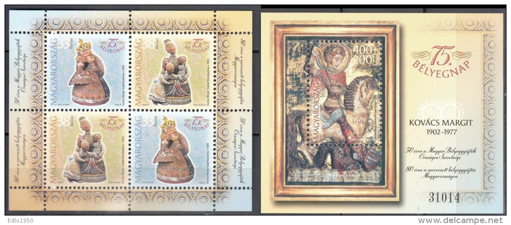 Hungary 2002  Art Cersamics  Mi Bl.274-275 MNH (**). - Ungebraucht