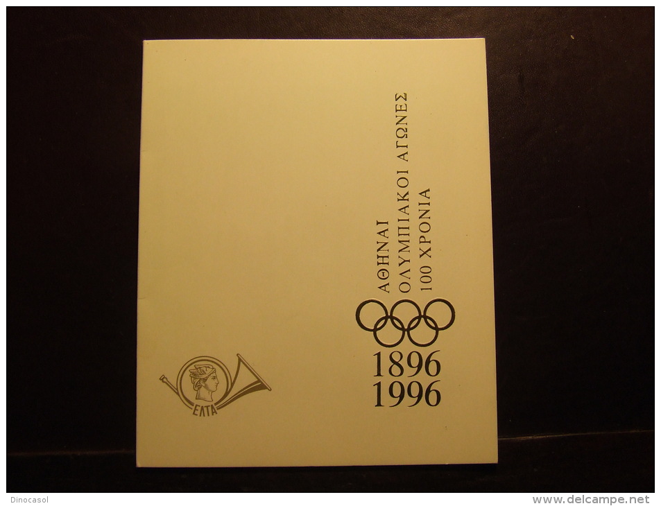 GRECIA 1996 CENTENARIO OLIMPIADI BF ** - Hojas Bloque