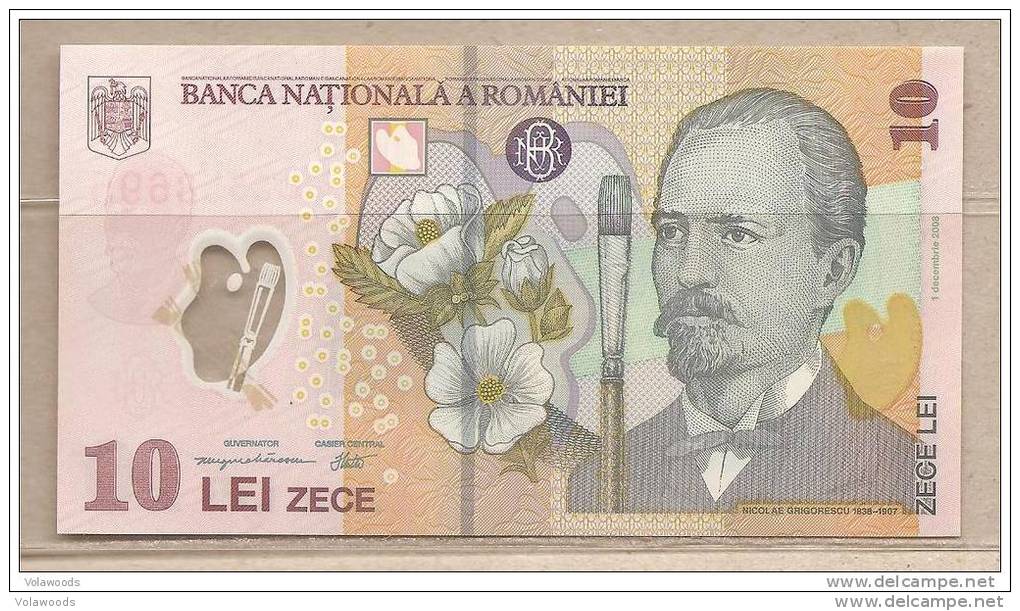 Romania - Banconota Circolata QFDS Da 10 Nuovi Lei - 2008 - Romania