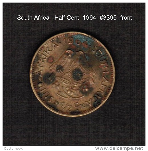 SOUTH AFRICA    1/2  CENT   1964  (KM # 56) - Zuid-Afrika