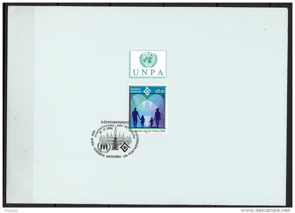 Nations Unies (Vienne) - Carte De Voeux - 1994 - Yvert N° 180 - Briefe U. Dokumente