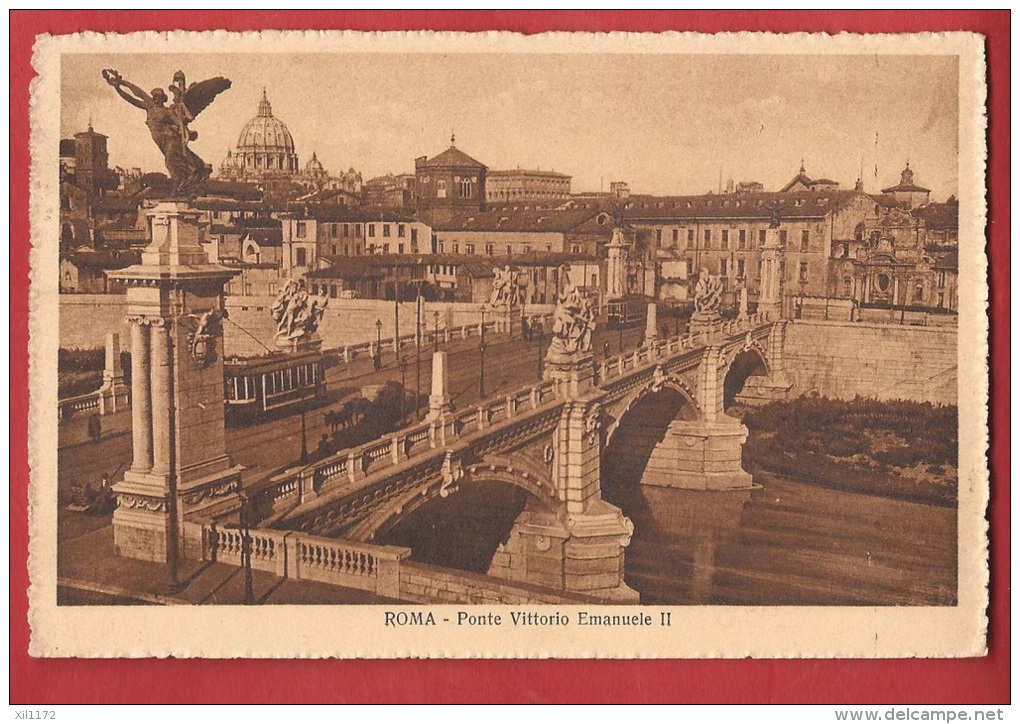 BIT-28 Roma  Ponte Vittorio Emmanuele II . Ange. Non Circulé - Brücken