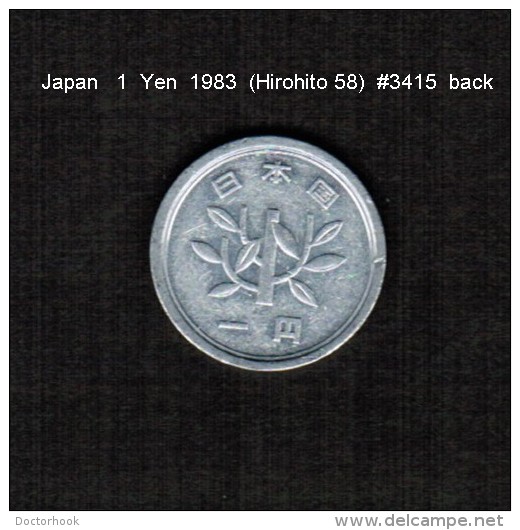 JAPAN    1  YEN   1983  (HIROHITO 58---SHOWA PERIOD)  (Y # 74) - Japon