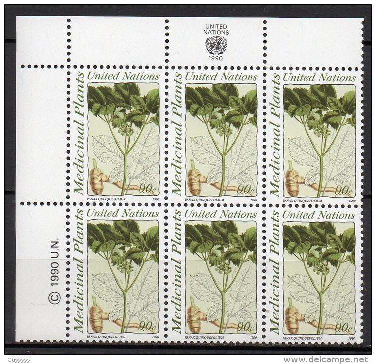 Nations Unies (New-York) - 1990 - Yvert N° 573 **  - Plante Médicinale - Neufs