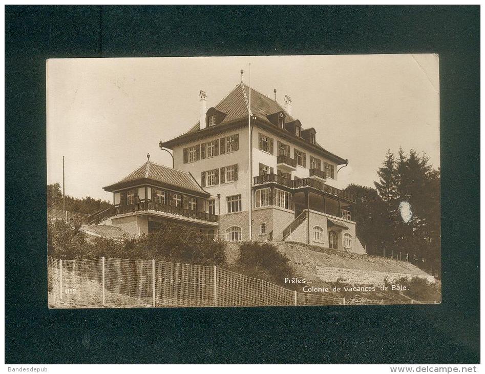 AK - Suisse  BE - Preles - Colonie De Vacances De Bâle ( Ed. Perrochet) - Prêles