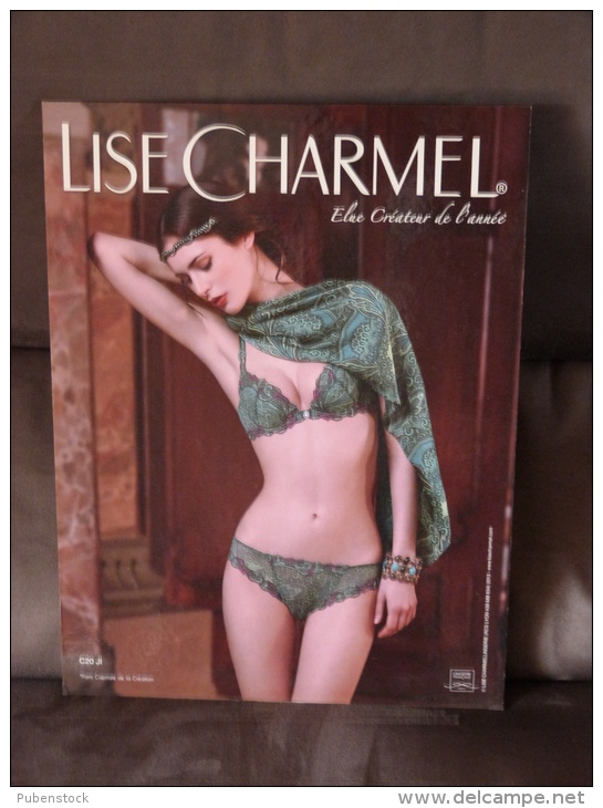 Publicité Cartonnée "LISE CHARMEL" Lingerie. Modèle 1. - Pappschilder