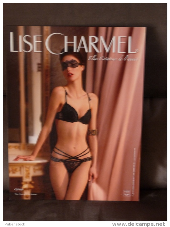 Publicité Cartonnée "LISE CHARMEL" Lingerie. Modèle 2. - Pappschilder