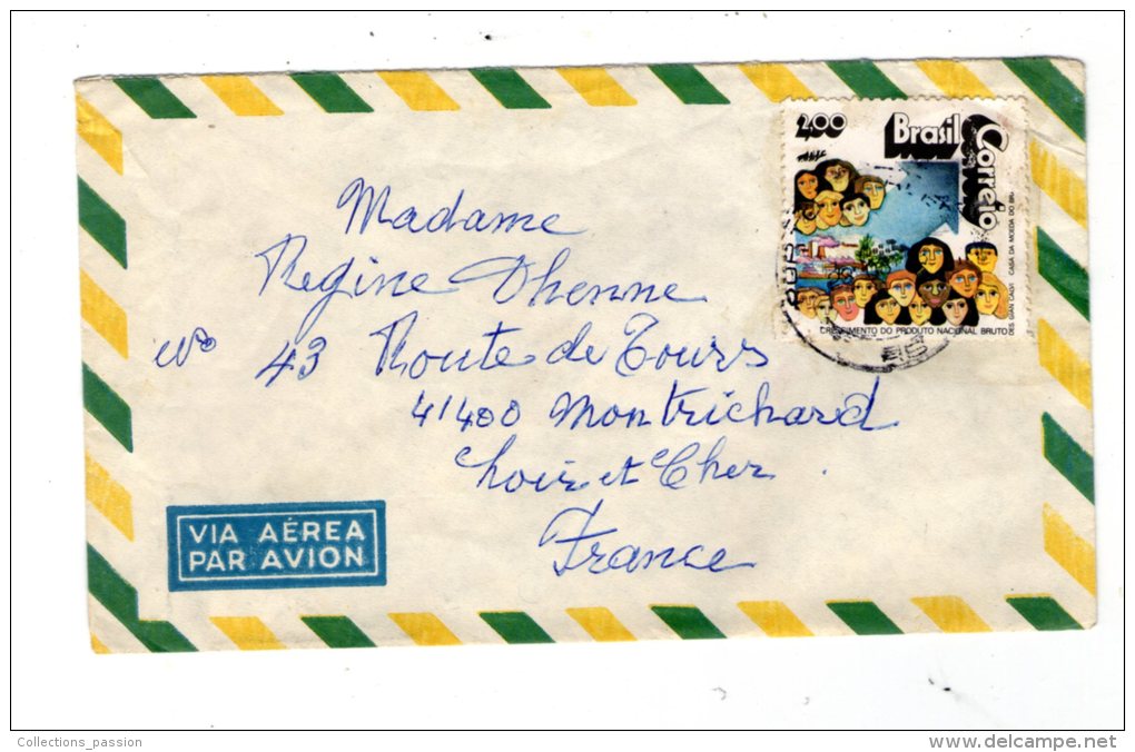 Lettre , BRASIL ,  Via Aéra - Storia Postale