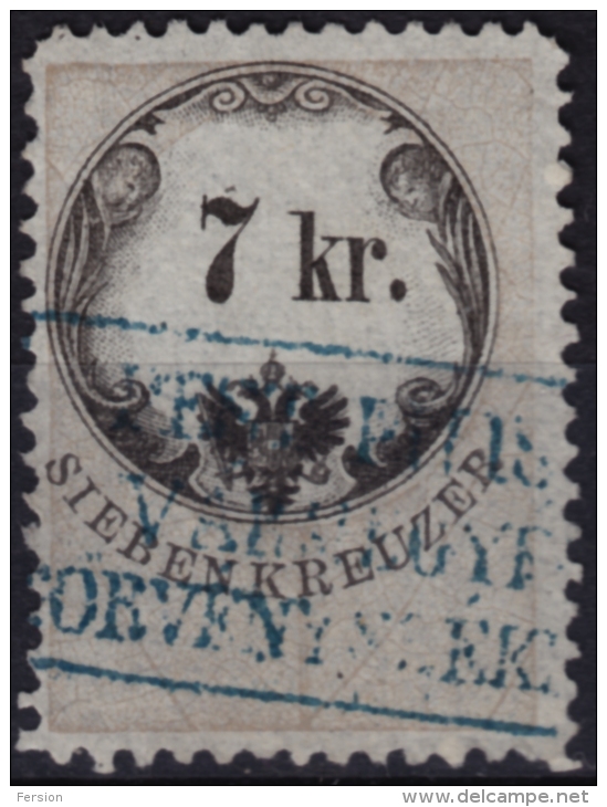 Austria -  1866-1868 - Revenue, Tax Stamp - 7 Kr. - Fiscale Zegels