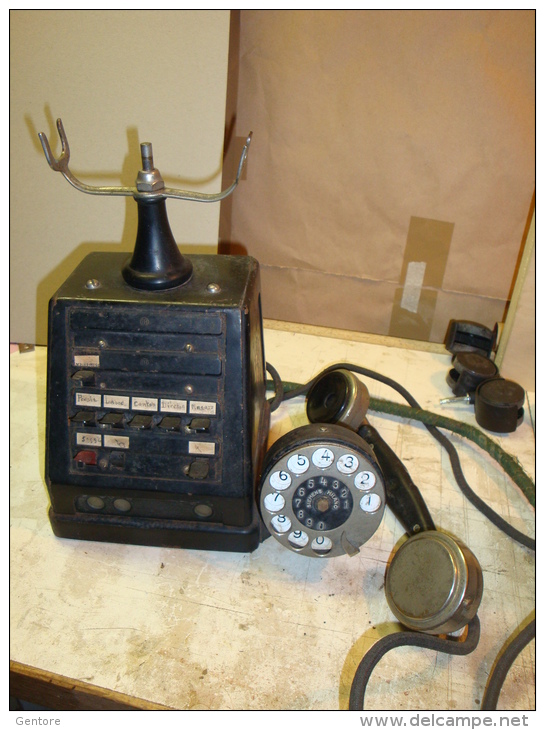 ANTIQUE TELEPHONE APPARATUS MADE BY AKTIESELSKAPET ELEKTRISK BUREAU - Telephony