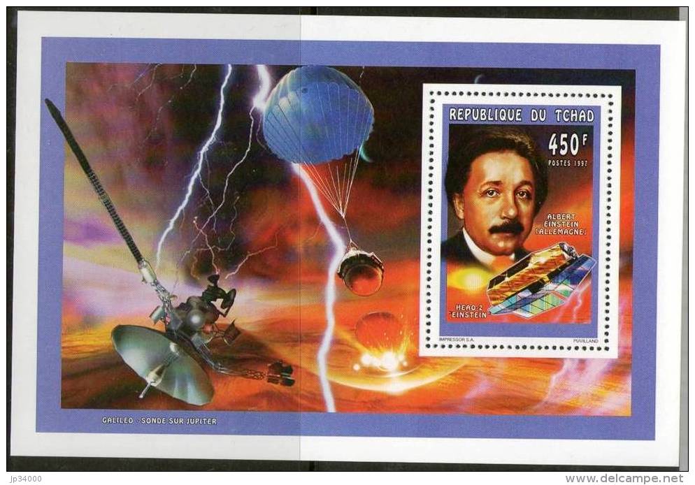 TCHAD EINSTEIN (Yvert BF De Luxe N°858) NON DENTELE, IMPERFORATE. NEUF MNH**. MNH - Albert Einstein