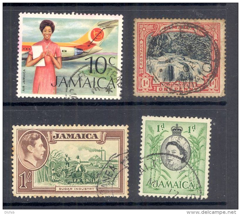 JAMAICA, Postmarks &acute;FLAMSTEAD, ALLEY, Liguanea, HALF-WAY-TREE&acute; - Jamaica (...-1961)