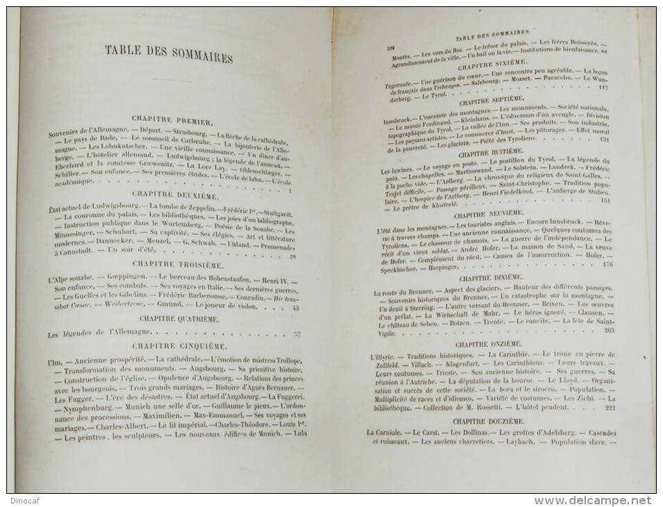 Voyage Pittoresque En Allemagne. Partie Meridionale. 24 Engravings °°1859°°, 504 Pp - 3. Frühe Neuzeit (vor 1789)