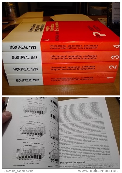 Demography, Démographie : International Population Conference (congrès International De La Population)  1993 / MONTREAL - Autres & Non Classés