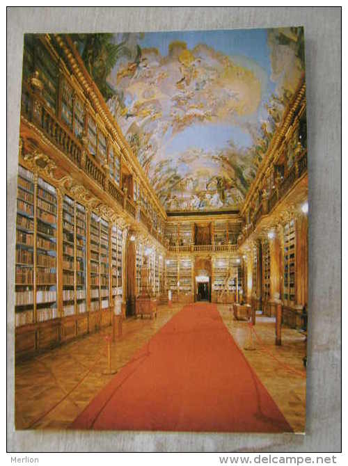 Prague Praha - Library  -Biblioteca Strahov - D113237 - Bibliotheken