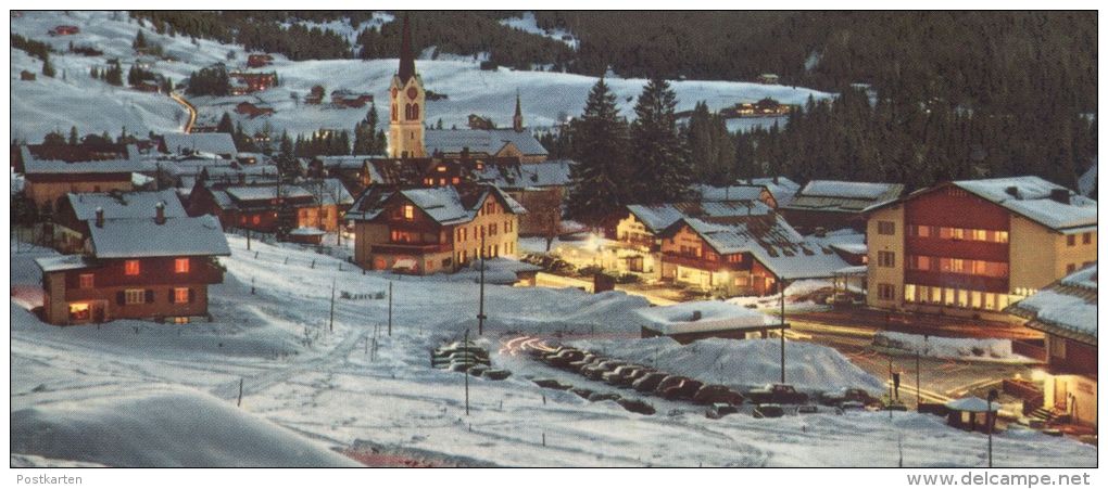 ÄLTERE POSTKARTE RIEZLERN IM SCHNEE GRÜNHORN STEINMANDL IFEN Kleinwalsertal Vorarlberg Winter Hiver Ansichtskarte AK - Kleinwalsertal