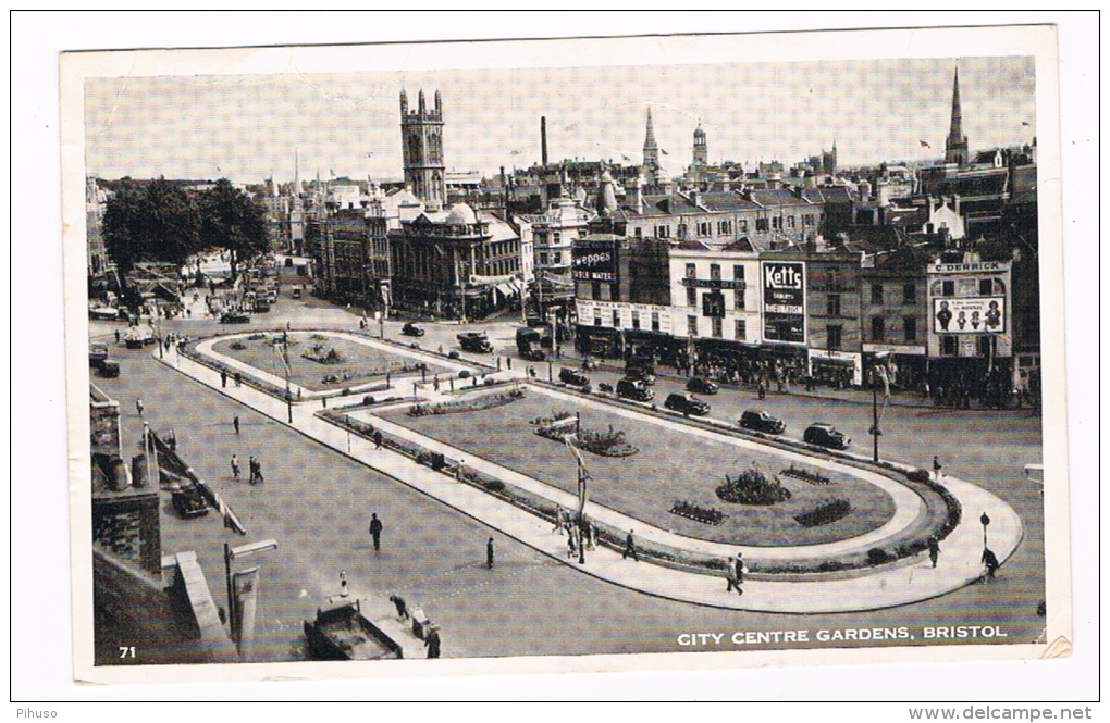 UK1852     BRISTOL : City Centre Gardens - Bristol