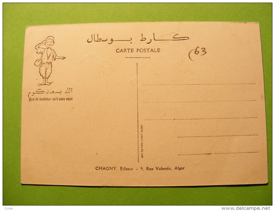 CPA Illustrée Chagny - Algérie - Moi Négro - Chagny