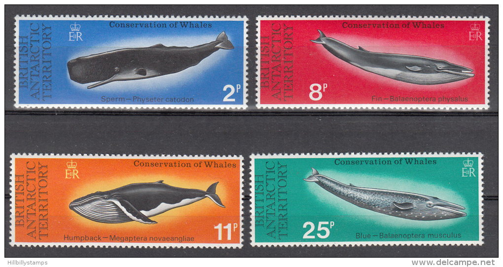 British Antartic Terr.   Scott No.  64-67  Mnh  Year  1977 - Unused Stamps