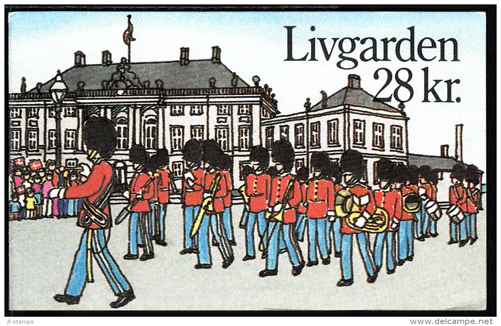 1986. Royal Life Guards. Special Booklet With 10 X 2,80 Kr. HS 40 (Mi. 864) - Booklets