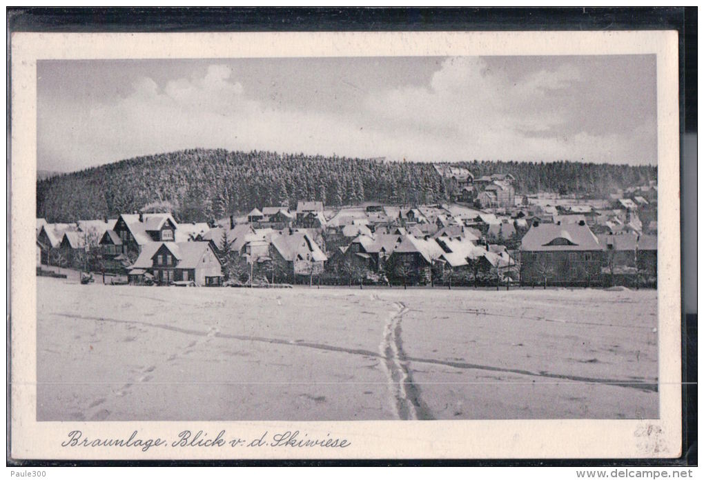 Braunlage - Blick Von Der Skiwiese - Harz - Braunlage