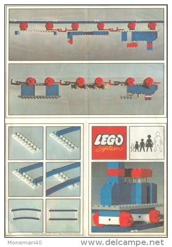 LEGO SYSTEM - PLAN NOTICE MINIATURE (3164) - Plans