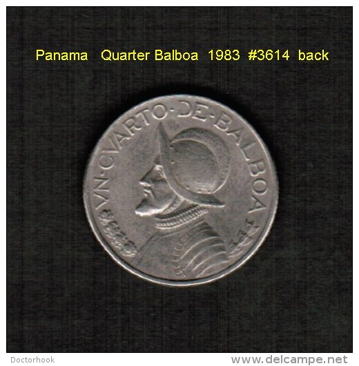 PANAMA    1/4  BALBOA  1990  (KM # 11a) - Panama