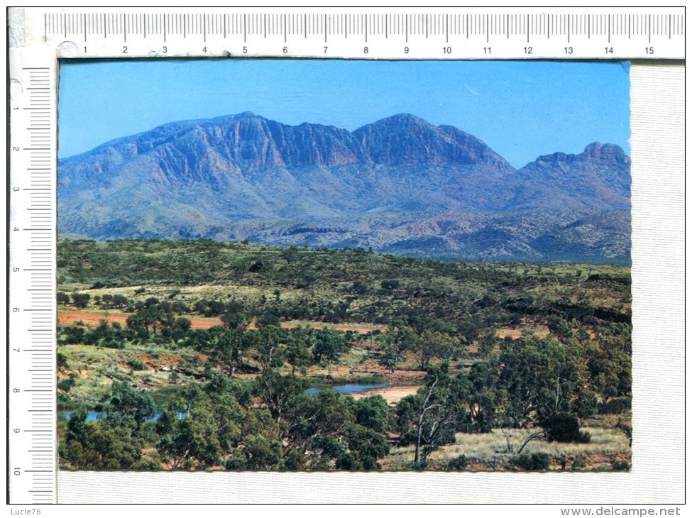 Mt Sonder In The West McDonnell Ranges With The Finke River   "The Oldest River In The Word"   In The Foreground - Canberra (ACT)