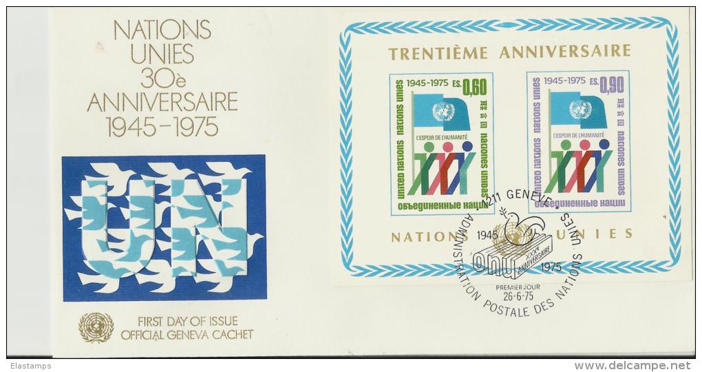 =UN GENF  FDC 1975 - FDC