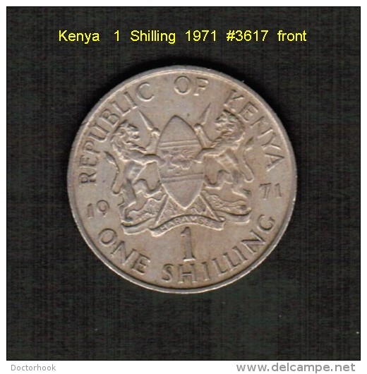 KENYA    1  SHILLING  1971  (KM # 14) - Kenya