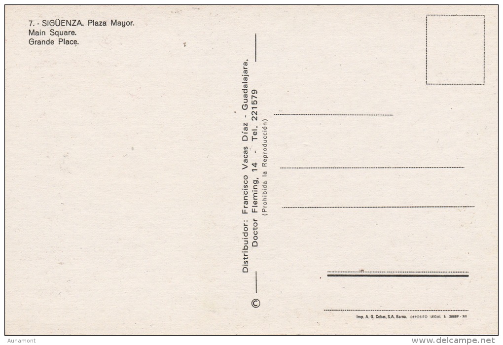 España--Guadalajara--Siguenza--Plaza Mayor - Guadalajara