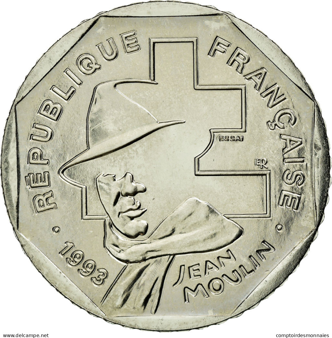 Monnaie, France, 2 Francs, 1993, SUP+, Nickel, Gadoury:548 - Probedrucke