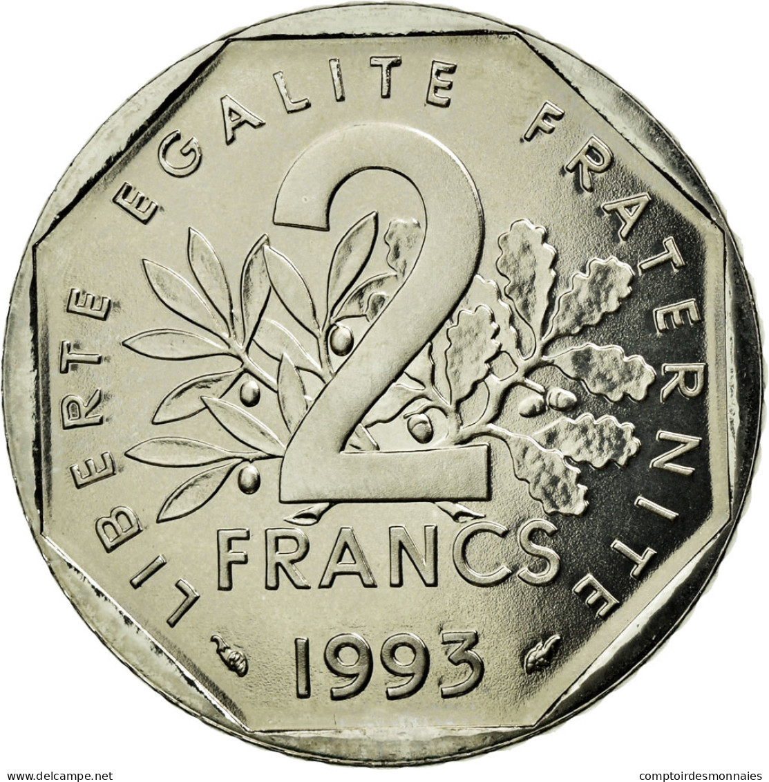 Monnaie, France, 2 Francs, 1993, SUP+, Nickel, Gadoury:548 - Probedrucke