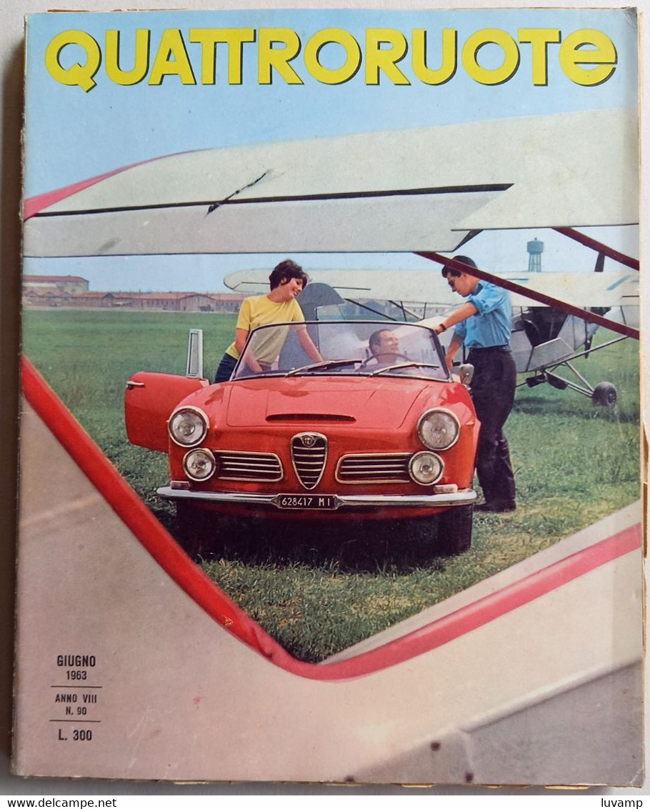 QUATTRORUOTE    - N.  90   DEL   GIUGNO 1963 (CATY 65) - Engines