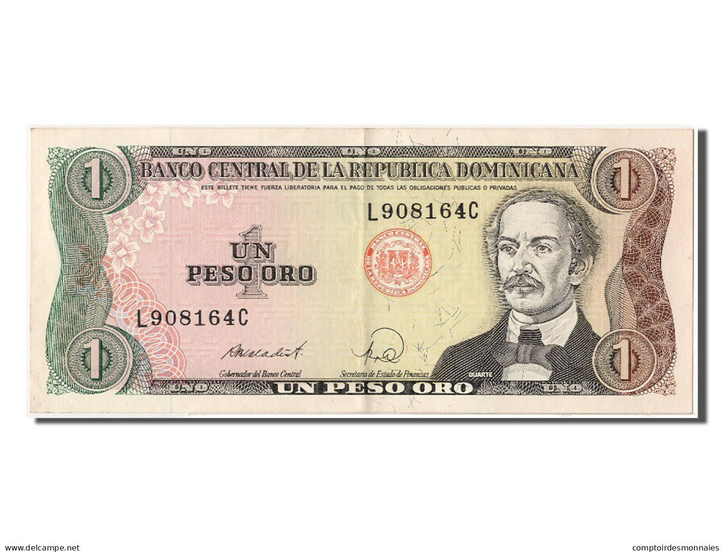 Billet, Dominican Republic, 1 Peso Oro, 1988, SPL - Dominicaine