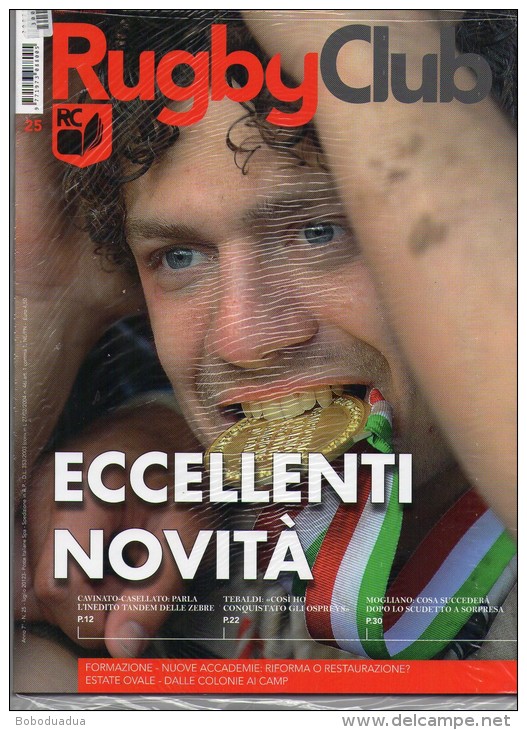 RIVISTA RUGBY CLUB N.25 DEL LUGLIO 2013 - SIGILLATA - Rugby