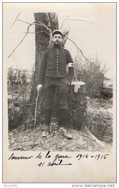 CPA 96 - MILITARIA - Carte Photo  - Militaire / Brancardier / Infirmier  / Croix - Rouge - Red Cross