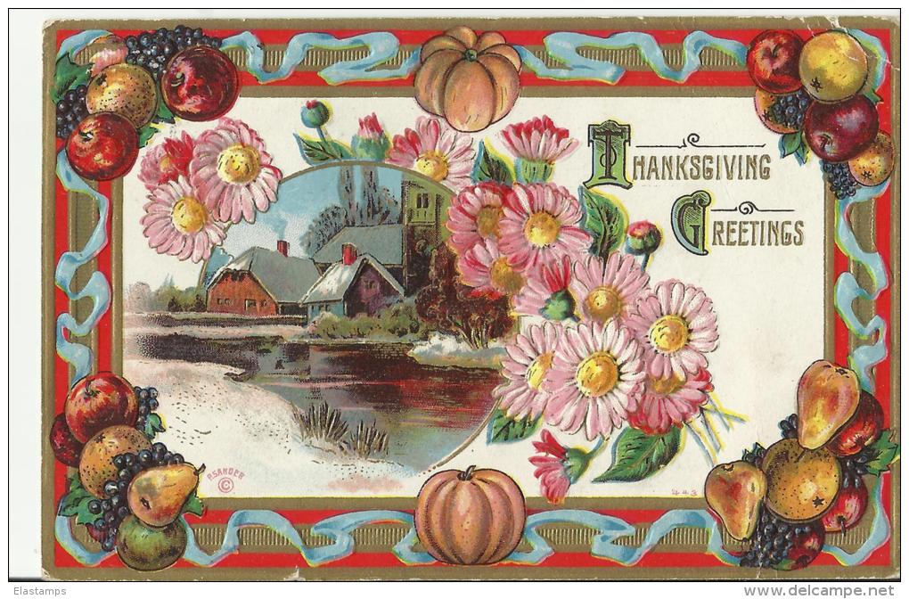 =USA 1910 SPOKANE NACH SWEDEN - Thanksgiving