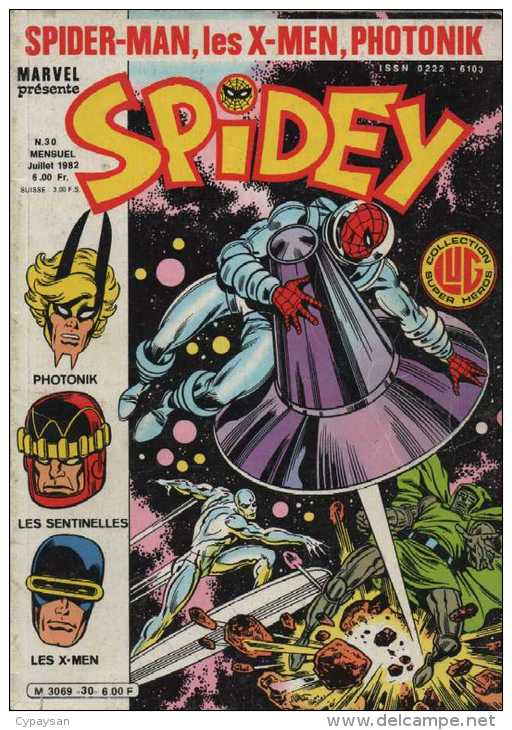 SPIDEY N° 30 BE LUG 07-1982 - Spidey