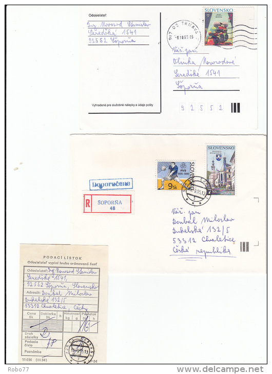 Slovakia. Collection of 55 covers and postcards. Stamps with scouting, celebrity, castle, art, sport, nature.. (E03092)