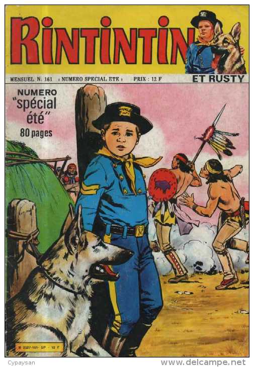 RINTINTIN ET RUSTY N° 161  BE SAGEDITION  07-1983 - Sagédition