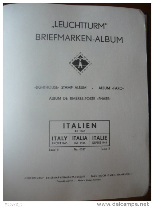 Collezione Italia 1981/97 Su Fogli Leuchtturm (m1) - Collections (en Albums)