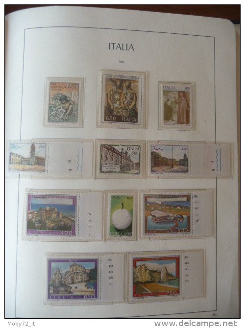 Collezione Italia 1981/97 su fogli Leuchtturm (m1)