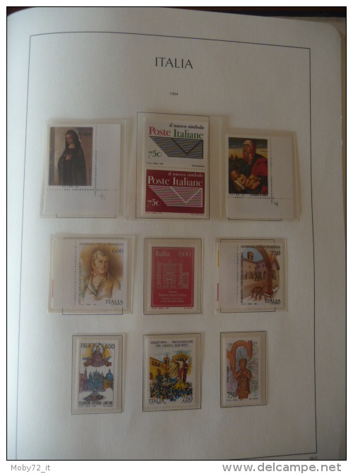 Collezione Italia 1981/97 su fogli Leuchtturm (m1)