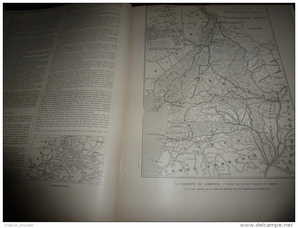 1916 Incident Germano-suisse; Topsin; CAMEROUN ( Nassarao,Garoua,Yamboutou ); Ombres Chinoises - L'Illustration