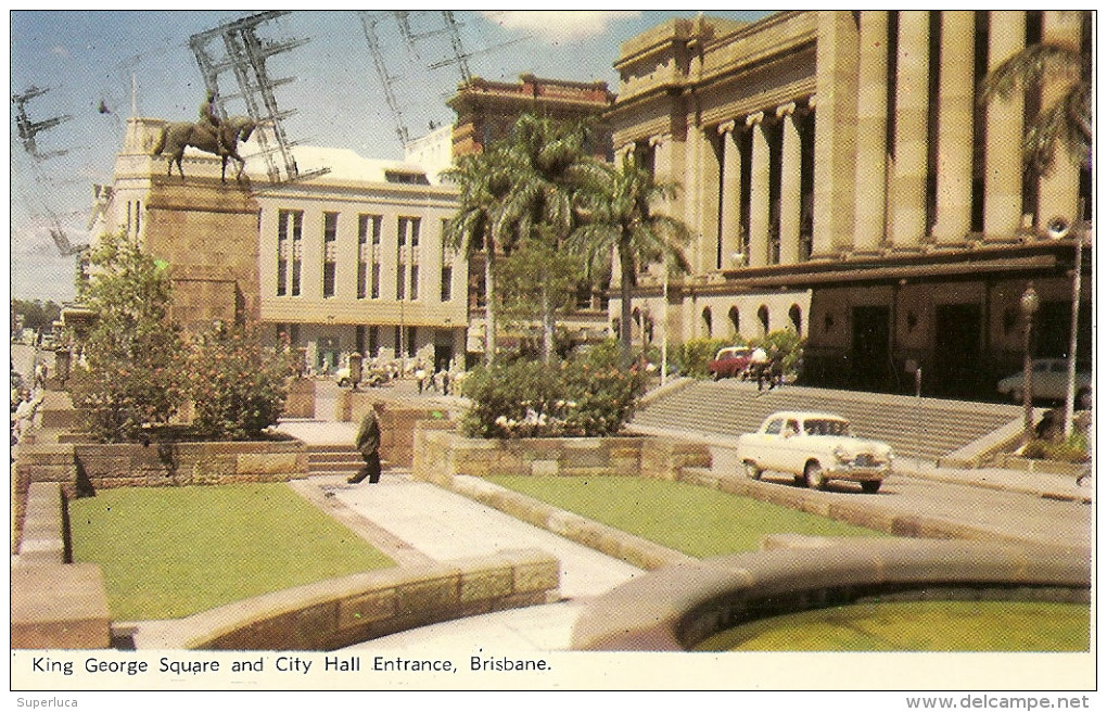 O-KING GEORGE SQUARE AND CITY HALL ENTRANCE-BRISBANE - Brisbane