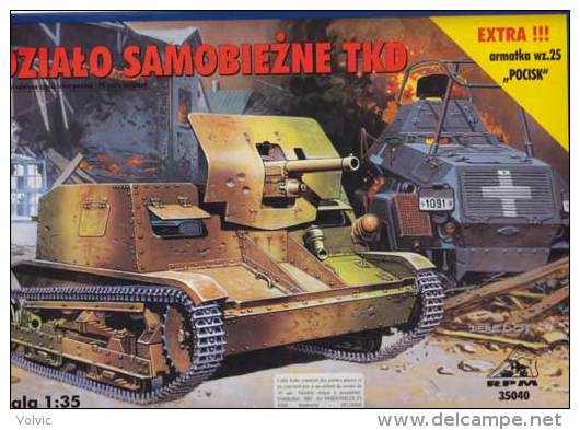 - RPM - Maquette Char DZIATO SAMOBIEZNE TKD - 1/35°- Réf 35040 - Military Vehicles