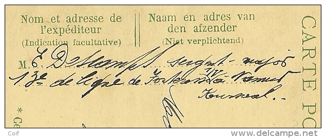 Entier Met Stempel NAMUR Op 11/8/14 Met Als Aankomst FONTAINE-L'EVEQUE Op 12/8/1914 (Offensief W.O.I) Zie Tekst Verso !! - Zone Non Occupée