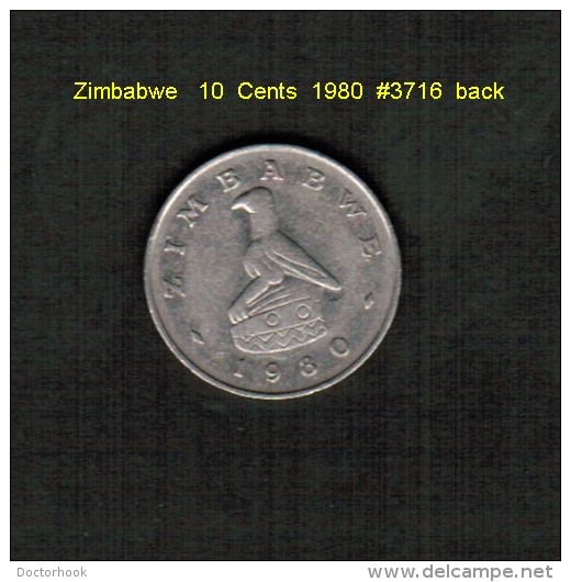 ZIMBABWE    10  CENTS  1980  (KM # 3) - Zimbabwe