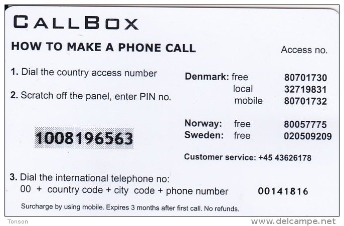Norway, PPC 32-02, Call Box, How To Make.., 2 Scans.  Also Denmark And Sweden - Norway